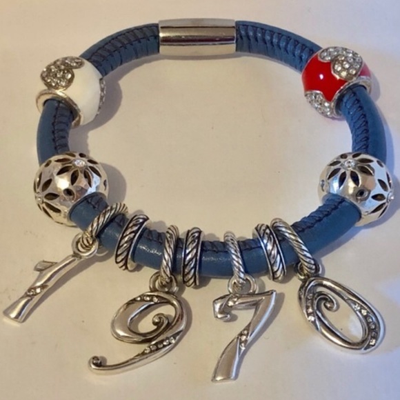 Brighton Trade Winds Bead Cutout floral design & clear crystal accents Retired - Picture 7 of 7